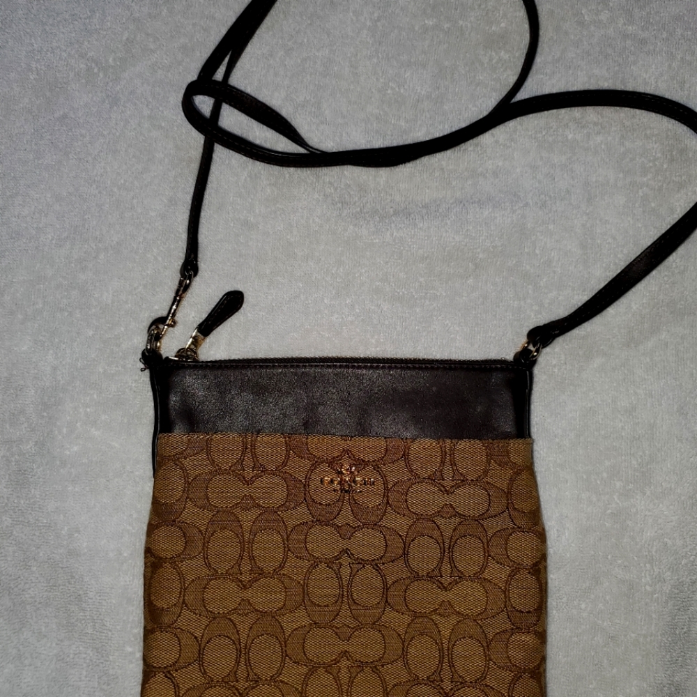 Genuine Coach Evening bag with spaghetti strap. Very good condition.